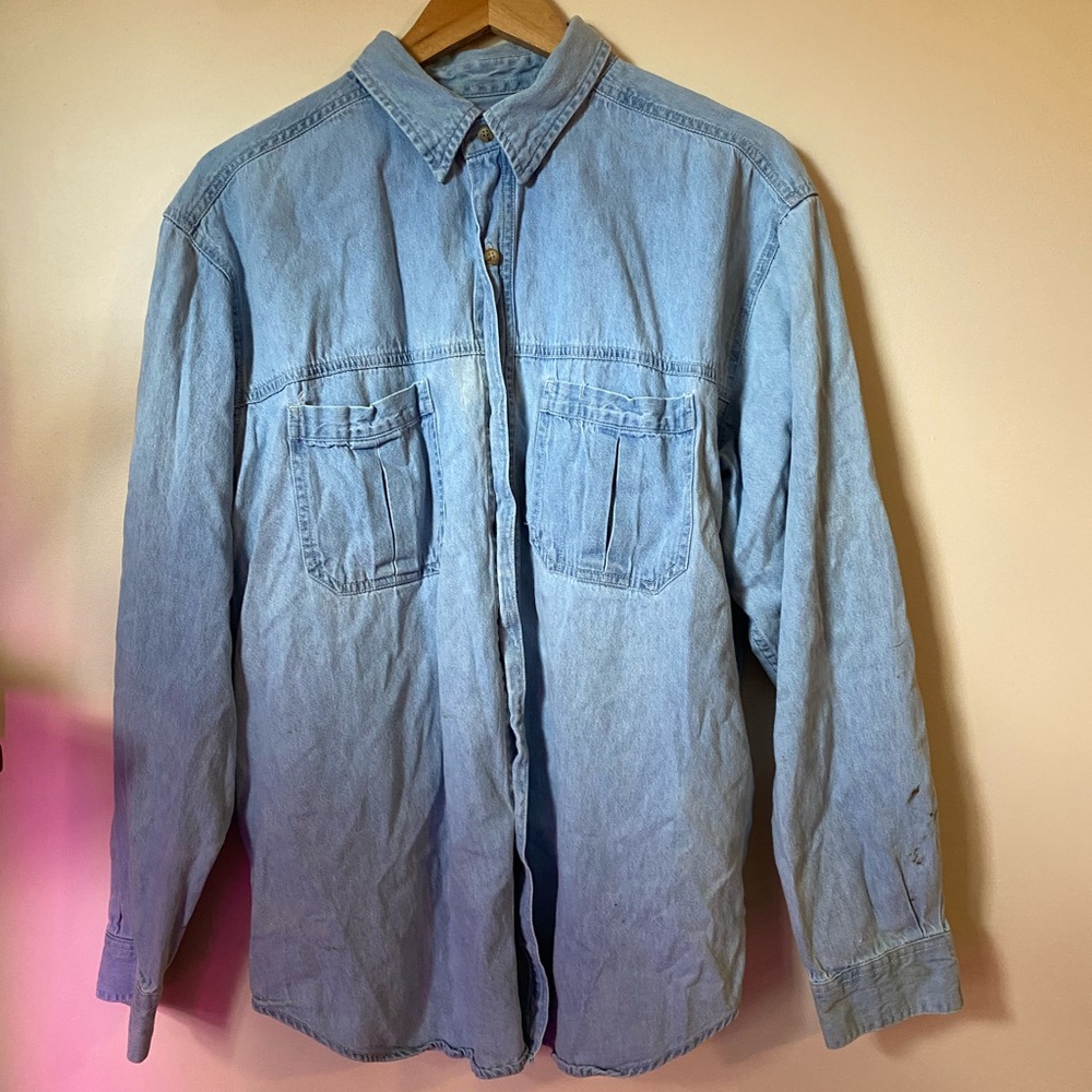 Marlboro Denim Button Shirt
